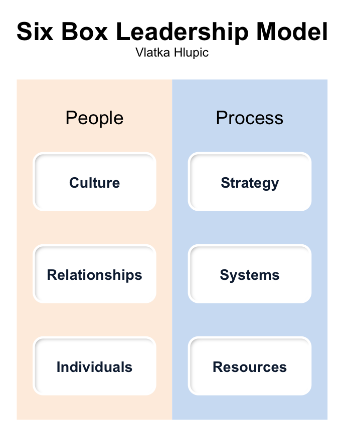 Vlatka Hlupic - 6 Box Leadership Model